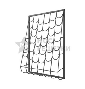 Решетка на окно сварная дутая 2-79